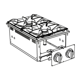 Плита газовая Apach Chef Line SLDIG7RG4 серия 700 встраиваемая купить в Е.Маркет