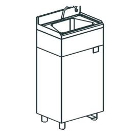 Рукомойник металлический Apach Chef Line LHB55HD бедренный купить в Е.Маркет