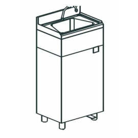 Рукомойник металлический Apach Chef Line LHB55HD бедренный купить в Е.Маркет