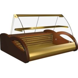 Витрина холодильная настольная Carboma A87 SV 1,0-1 (ВХСн-1,0 Арго) (ВХСн-1,0 Арго Люкс 0012-1036 (бок корич,декор зол)) купить в Е.Маркет