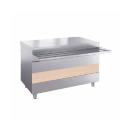 Прилавок нейтральный стол Атеси Ривьера НС-1200-02-О без полок купить в Е.Маркет