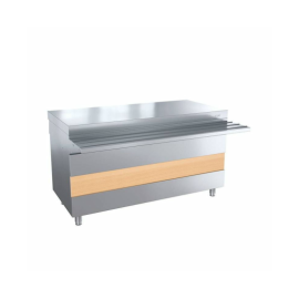 Прилавок для горячих напитков Атеси Ривьера ПГН-1500-02-О без полок купить в Е.Маркет