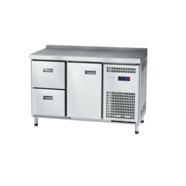 Стол холодильный Abat СХС-60-01 неохлаждаемая столешница с бортом (дверь, ящики 1/2) купить в Е.Маркет