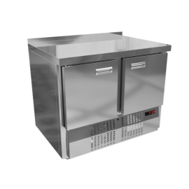 Стол холодильный KRONER СХб 2-100-70 с бортом купить в Е.Маркет