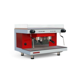 Кофемашина рожковая автоматическая Sanremo Zoe Tall 2 гр. 220В бело-красная купить в Е.Маркет