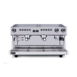 Кофемашина рожковая автоматическая COFFF LUNA 2 GR A, 2 группы белая купить в Е.Маркет