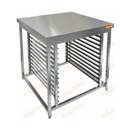 Подставка с направляющими HICOLD НППК 9/9/9 под пароконвектомат купить в Е.Маркет