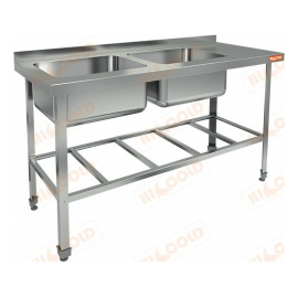 Ванна моечная с рабочей поверхностью HICOLD НСО2М-16/7БРЛ ЭЦ купить в Е.Маркет