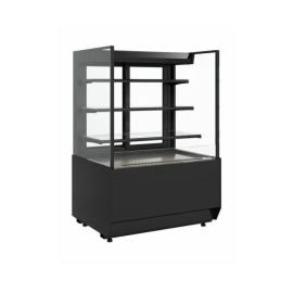 Витрина кондитерская Carboma KC70 VM 1,3-2 STANDARD открытая, прямая боковина (версия 2.0) (9005) купить в Е.Маркет