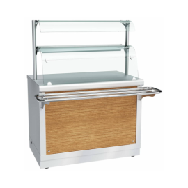 Прилавок-витрина тепловой Abat ПВТ-70Х-06 направляющие в комплекте купить в Е.Маркет