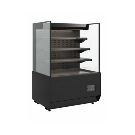 Витрина кондитерская Carboma KC70 VM 1,3-2 STANDARD открытая, горка прямая боковина (версия 2.0) (9005) купить в Е.Маркет