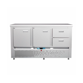 Стол холодильный Abat СХС-70Н-02 без столешницы (дверь-дверь-ящик 1/2) купить в Е.Маркет