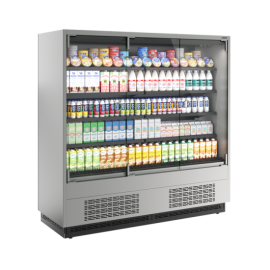 Холодильная горка гастрономическая Carboma FC 20-07 VM 1,9-1 0030 Light (фронт Х0) (версия 2.0) 9006-9005 купить в Е.Маркет