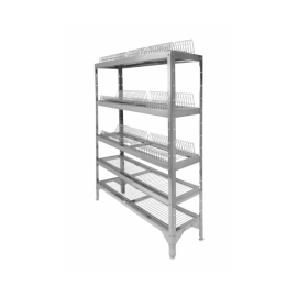 Стеллаж для сушки посуды Hessen СТР-1,6*16/3+2 (нерж) купить в Е.Маркет