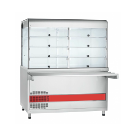 Прилавок-витрина холодильный Abat ПВВ(Н)-70КМ-С-01-НШ кашир купить в Е.Маркет