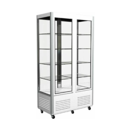 Шкаф кондитерский Carboma D4 VM 800-1 (R800C) (цвет по схеме, 2 дв,стекл полки) купить в Е.Маркет