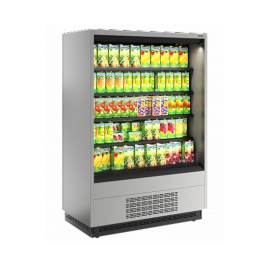 Холодильная горка гастрономическая Carboma FC 20-07 VM 1,3-2 0030 (версия 2.0) 9006-9005 купить в Е.Маркет