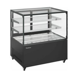 Витрина нейтральная напольная Carboma KC71-110 N 0,6-1 (9005) купить в Е.Маркет