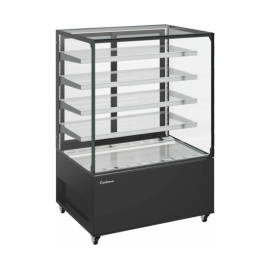 Витрина нейтральная напольная Carboma KC71-150 N 0,9-1 (9005) купить в Е.Маркет