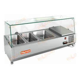 Холодильная витрина для ингредиентов HICOLD VRTG 1000 купить в Е.Маркет