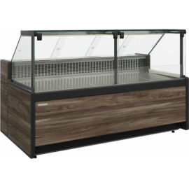 Витрина холодильная Carboma GC111 SM 2,0-1 (1008 Темный дуб) купить в Е.Маркет