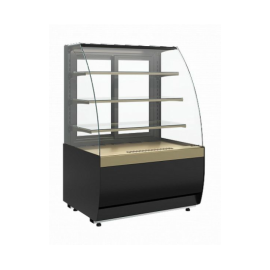 Витрина нейтральная напольная Carboma K70 N 1,3-1 LIGHT (версия 2.0) (9005-0109) купить в Е.Маркет