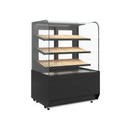 Витрина нейтральная напольная Carboma KR70 N 1,3-1 LIGHT Bread (9005) купить в Е.Маркет