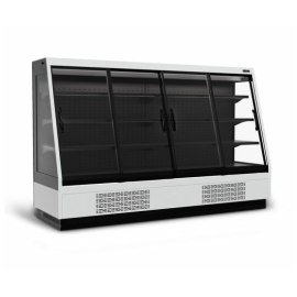 Холодильная горка универсальная Carboma F16-08 VV 2,5-1 STANDARD фронт X1 (версия 2.0) (9006-9005) купить в Е.Маркет