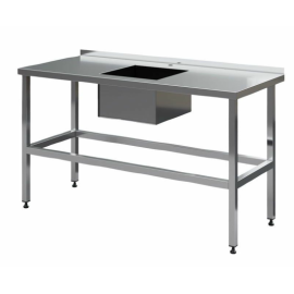 Ванна моечная с рабочей поверхностью МариХолодМаш (1600х700х850мм) купить в Е.Маркет