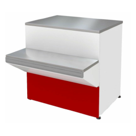 Прилавок кассовый МариХолодМаш Илеть неохлаждаемый (синий) купить в Е.Маркет