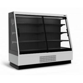 Холодильная горка универсальная Carboma F16-08 VV 1,9-1 STANDARD фронт X1 (версия 2.0) (9006-9005) купить в Е.Маркет