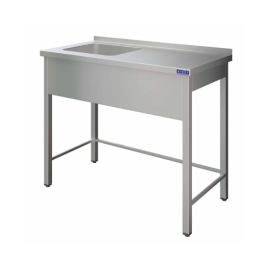 Ванна моечная с рабочей поверхностью Атеси ВСМЦС-Л-1Л.500.400-1200.600-1-02-О (ВСМЦ-1/1200/600Н с правым столом) купить в Е.Маркет