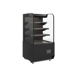 Витрина кондитерская Carboma KR70 VM 0,6-2 STANDARD открытая, горка (9005) купить в Е.Маркет