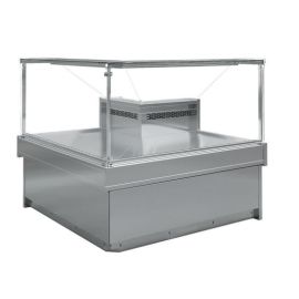 Витрина холодильная с выносным агрегатом МариХолодМаш Валенсия ВХС-УН 90 квадратная купить в Е.Маркет