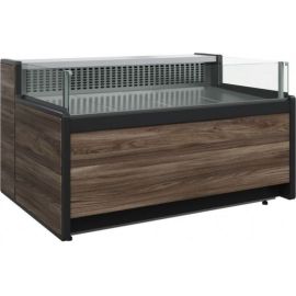 Витрина холодильная открытая Carboma GC111 SM 1,25-2 (1008 Темный дуб) купить в Е.Маркет