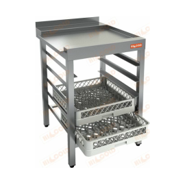 Стол для посудомоечных корзин HICOLD НСДПМ-6/7,4БП купить в Е.Маркет