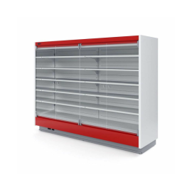 Холодильная горка универсальная с выносным агрегатом МариХолодМаш София 195/71 ВХСнп-3,75 со стеклянными дверями купить в Е.Маркет