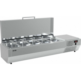 Холодильная витрина для ингредиентов Carboma IKI A30 SM 1,2 с крышкой (5 GN1/4) купить в Е.Маркет