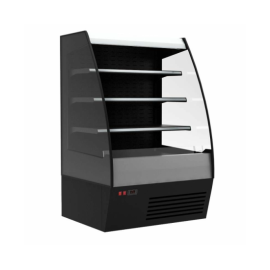 Холодильная горка гастрономическая Carboma F16-08 VM 1,9-2 0020 стеклопакет (Carboma 1600/875 ВХСп-1,9, цвет по схеме, фронт стандартный цвет) купить в Е.Маркет