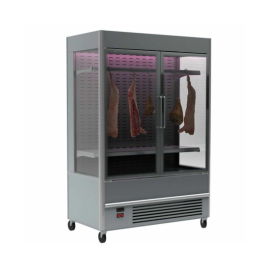 Холодильная горка мясная Carboma FC20-07 VV 1,0-3 X7 (распашные двери структурный стеклопакет) (цвет по схеме) купить в Е.Маркет