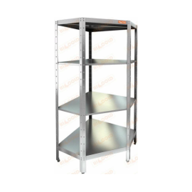 Стеллаж угловой сплошной HICOLD НСКУВ-5/5 купить в Е.Маркет