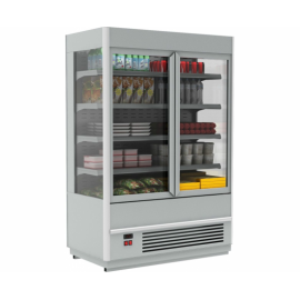 Холодильная горка мясная Carboma FC20-07 VV 0,6-1 STANDARD (фронт X5, цвет по схеме, фронт стандартный цвет) купить в Е.Маркет