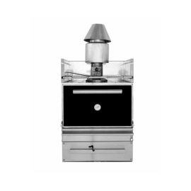 Печь на твердом топливе (хоспер) Kocateq G 25 HJX BK купить в Е.Маркет