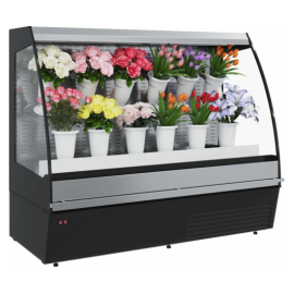 Холодильная горка для цветов Carboma F16-08 VM 1,9-2 0020 FLORA (9005) купить в Е.Маркет