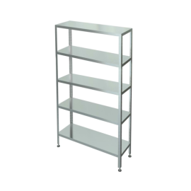 Стеллаж прямой сплошной МариХолодМаш С-5-0,6/1,5/1,8 (нерж) купить в Е.Маркет