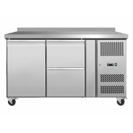Стол холодильный Koreco GN/2100TNL1D2/W пристенный с 1 дверью GN1/1, с 2 ящиками купить в Е.Маркет