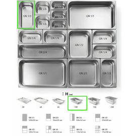 Гастроемкость CRAZY PAN GN1/3-100 купить в Е.Маркет