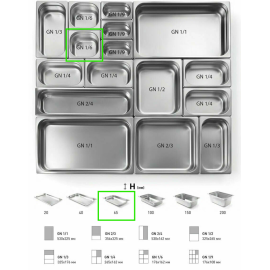 Гастроемкость CRAZY PAN GN1/6-65 купить в Е.Маркет