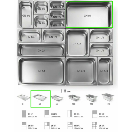 Гастроемкость CRAZY PAN GN1/1-40 купить в Е.Маркет