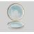 Тарелка мелкая CHEFS  26см, C бортом, цвет AQUAMARINE, STUDIO PRINTS HOMESPUN ACCENTS HAAMWP261 купить в Е.Маркет